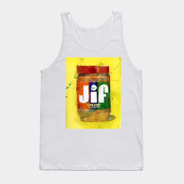 Jif Peanut Butter - Vintage - Kitchen Art Tank Top by dfrdesign